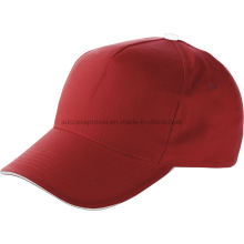 Five Panel Cotton Cap with Sandwich Peak